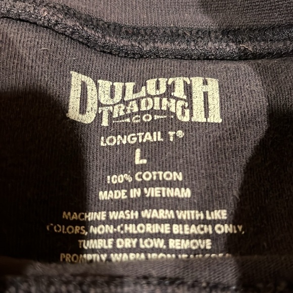 Duluth Longtail mock T shirt Large - Picture 3 of 3